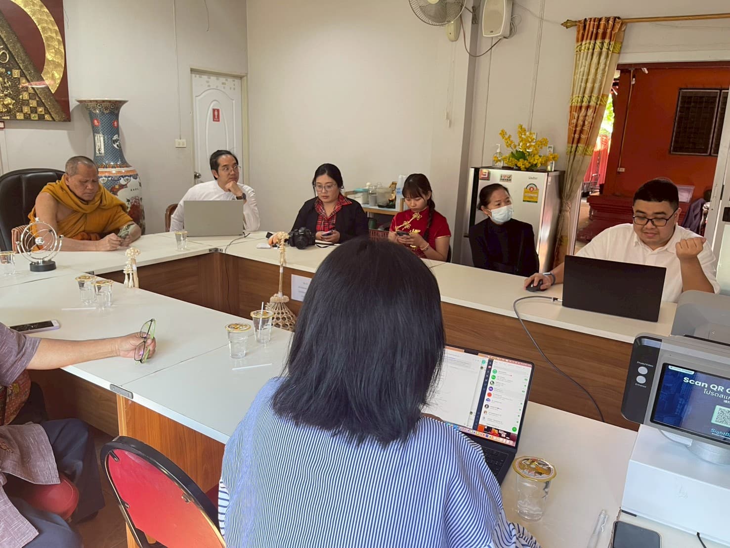 การติดตั้งระบบ ณ วัดศรีสุพรรณ